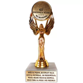  STATUETTE ZUM 40. HOCHZEITSTAG VON W