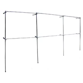 Ladenregal 4,5x2m, Kleiderbügel, Kleiderständer c1