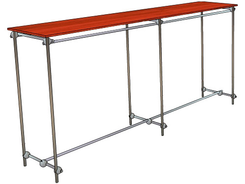 GONDEL MIT REGAL 2M STANDHÄNGER SHOP c1