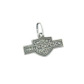  Silberner Anhänger Motorrad Zyklen Harley 17