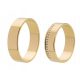  585 GOLD TRAURINGE mit 15 DIAMANTEN 0,15 ct