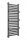  Lavawasser-Badheizkörper 399 W 540 x 700 mm Schwarz, Grau