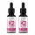 Natürliche Vitamin K2 MK-7 Tropfen 50µg aus Natto Forte, 2x 30ml - Vegan & GMO-frei