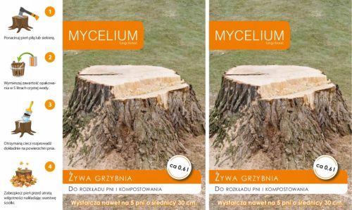  Myzel zur Baumstammzersetzung und Kompostierung Mycelium 0,6 l