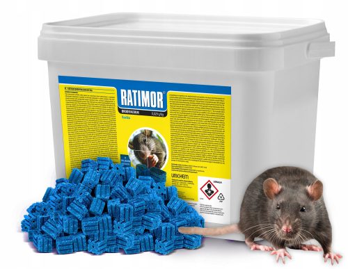 Abwehrmittel für Tiere Ratimor-Gift gegen Mäuse und Ratten, 3 kg