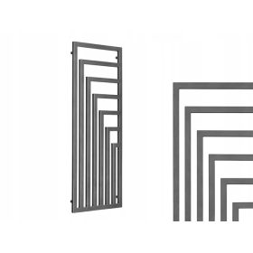  Edan Decor 487 W grauer dekorativer Heizkörper