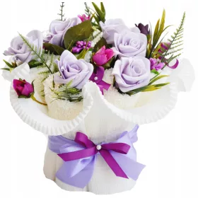    Ein Geschenk zum 25. und 50. Hochzeitstag. Ein Strauß Handtücher