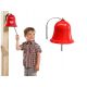 Kapitänsglocke für Kinder, KBT-Spielplatz, rot