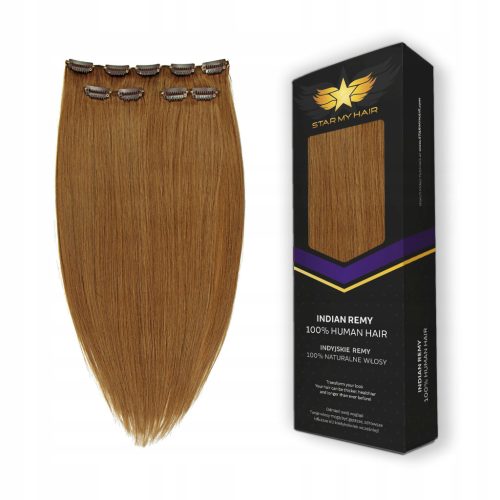  Langes naturbraunes Haarteil für Damen von Star My Hair