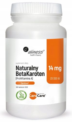Beta-Carotin 14 mg (Provitamin A) CaroCare® - Hochdosierte Naturformel