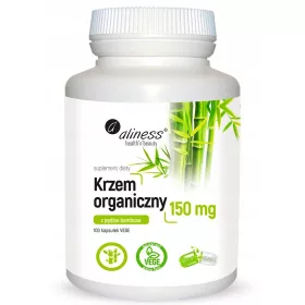  Organisches Silizium aus Bambussprossen - 150 mg, 100 vegane Kapseln