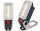  Bosh Gli 12V wiederaufladbare Taschenlampe, grau und blau