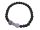  Herrenarmband Steine Amethyst Lava vol. Silber