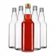 Lebensmittelbehälter 50x MONOPOL-GLASFLASCHEN 500 ml mit Verschlüssen