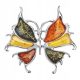  SILBERBROSCHE Schmetterling Schmetterling ECHT 925 SILBER