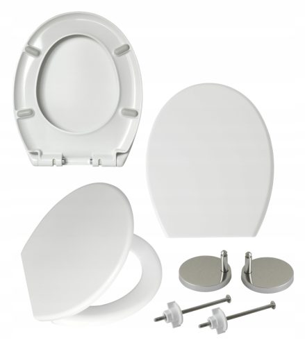 Estiva DDW0014 Toilettensitz, weißer Duroplast