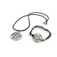  PENTAGRAMM-SET - HALSKETTE UND ARMBAND