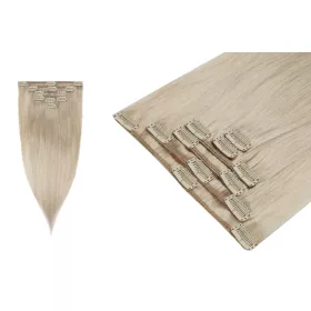  Natürliche hellbraune Strähnen BestHair Clip in 40 cm