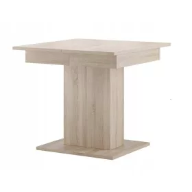    Szynaka Meble TRENDLINE quadratischer ausziehbarer Tisch 85 x 85 x 77 cm Sonoma-Eiche