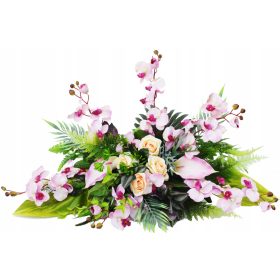    Ein GROSSER Dekorationsstrauß für einen Friedhof, ein Grab WIE LEBEND