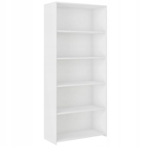  Mobene Modernes Regal 80 cm x 180 cm x 30 cm weiß