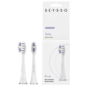  Seysso SE0103 Bürstenköpfe, 2 Stück, weiß