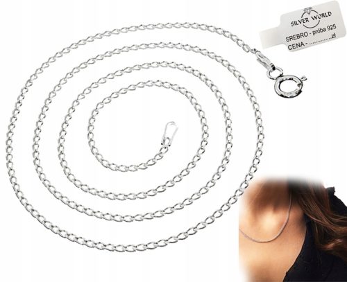  925-SILBERKETTE FÜR DAMEN, DEZILE KLASSISCHE VOLLSTÄNDIGE 925-SILBER-HALSKETTE