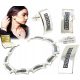  ELEGANTES SET AUS 925 SILBERSCHMUCK, GRIECHISCHES SILBERSET + GRAVUR