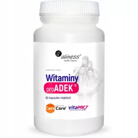   ProADEK® - Natürlicher Multivitamin-Komplex mit hochwertigem BetaKaroten, Vitamin K und D3, 60 Kapseln