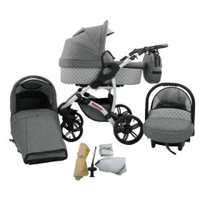  ALLIVIO 3IN1 KINDERWAGEN LEINENFREI KAREX A