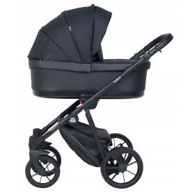    Vestin Black Multifunktionaler Kinderwagen 3in1 + ECO-Leder + Cosmo-Sitz