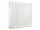 Stahlplattenheizkörper Diamond 2500 W weiß 1200 x 600 x 105 mm - Anschluss unten