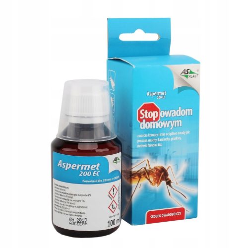 Insektenschutzmittel Flüssigkeit gegen Kakerlaken, Zecken, Mücken, Motten, Ameisen, Fliegen, Wanzen, Silberfischchen Asplant 0,1 kg 100 ml