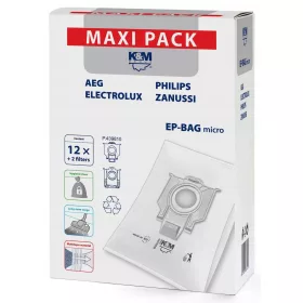 EP-BAG MAXI Synthetik-Staubsaugerbeutel, 12 Stk.