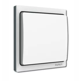    Linptech K4RW1 batterieloser Schalter mit weißem Empfänger