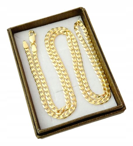  HERREN-GOLDKETTE, BREIT, VOLL, 50 CM. Pr.585
