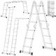 Höhere Aluminiumleiter 4x3 m