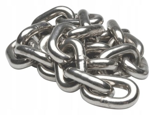 5mm Edelstahlkette kurzgliedrig DIN 766 - 1m