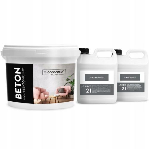 E-Concreto Architekturbeton-Set 15m2 grau