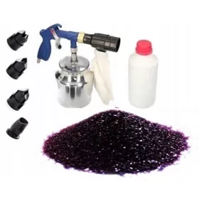 SANDSTRAHLPISTOLE MIT RÜCKGEWINNUNG Strahlmittel 25 kg