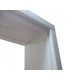 Komplett verstellbare Unio-Holz-Türzarge 55 - 100 mm beige, helles Holz