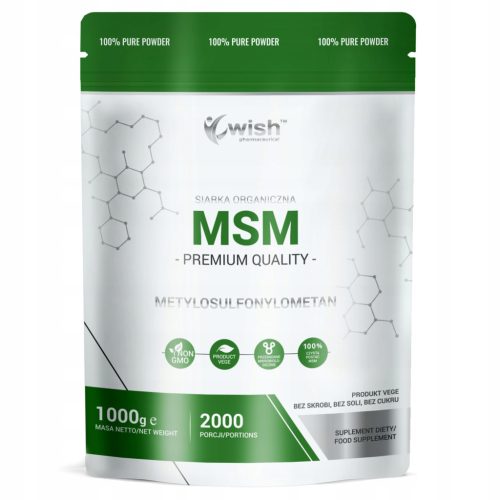  MSM BIO-SCHWEFELPULVER VEGE PRODUKT 1KG