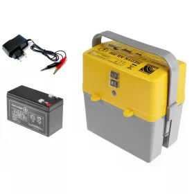   Batterie- und Akku-Weidezaungerät Universelles Weidezaungerät + Batterie und Ladegerät