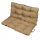  Gartenbankauflage Schaukel 120x60x50 beige