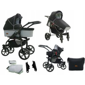  Karex Legro 3in1 Kinderwagen, grau