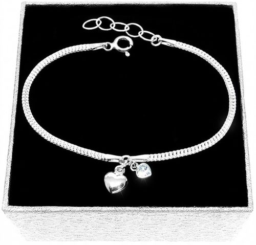  Herzen Promi-Armband, Silber 925 B31