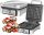  MPM MGO-13 Waffeleisen, Silber, 1400 W