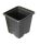  Roka Blumentopf 8 cm x 8 x 8 cm, schwarzer Kunststoff