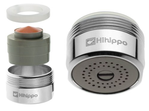Hihippo M24x1 Chrombelüfter mit Außengewinde