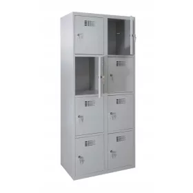   Arbeitsschutzschrank Malow mit mehreren Türen 180 cm x 60 cm